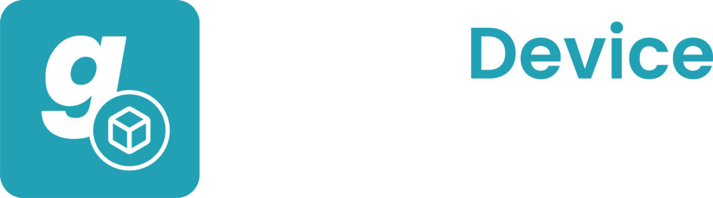 Good Device Group - White and Blue Logo